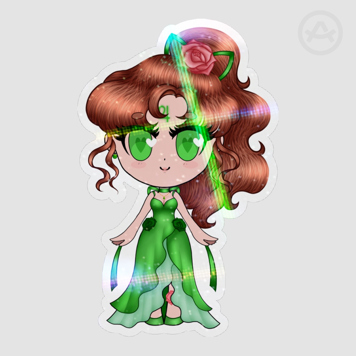 SM - Chibi Princess Jupiter Holo Sticker