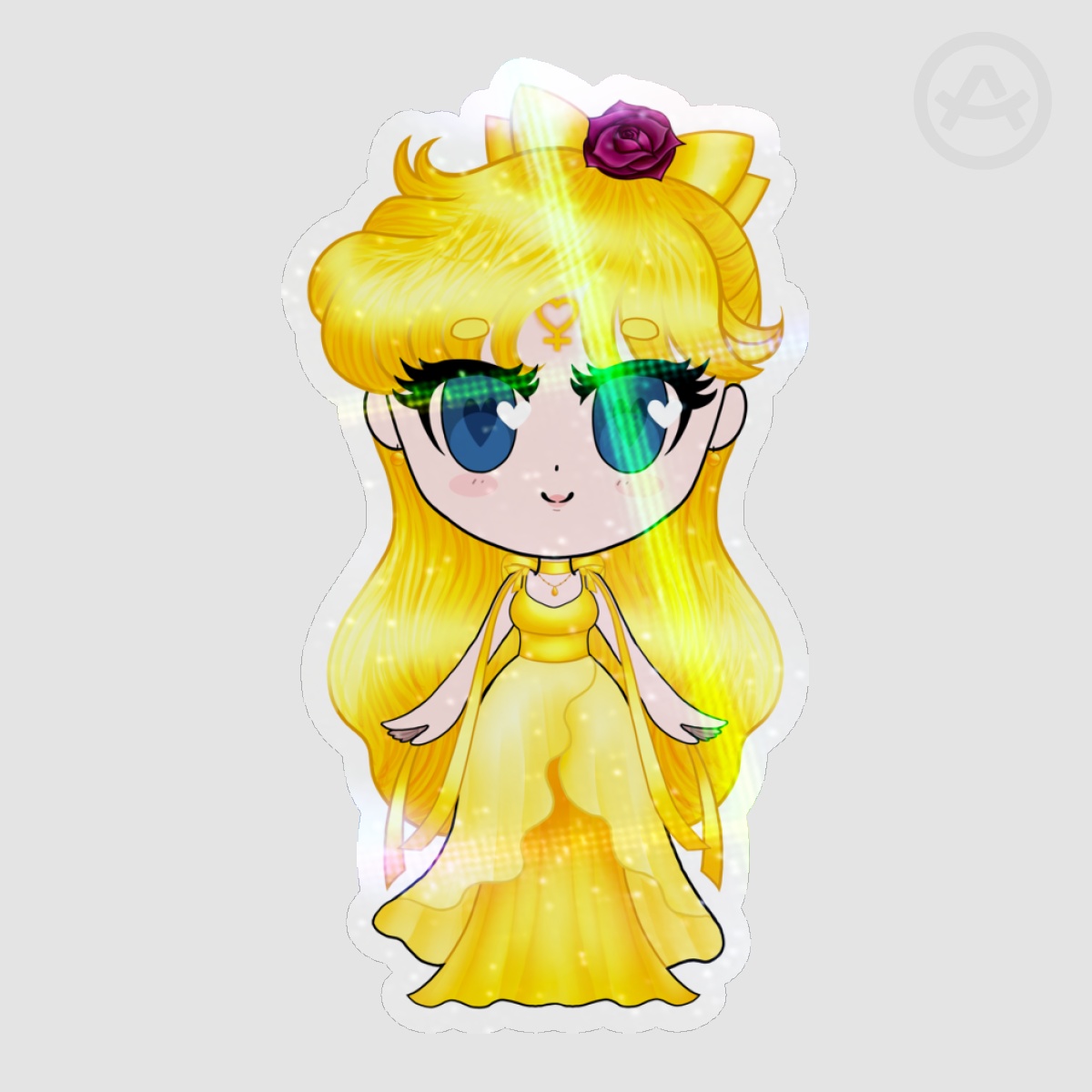 SM - Chibi Princess Venus Holo Sticker