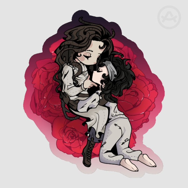 IDV Emil and Ada Sticker