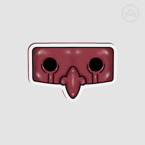 Fujita Mask Fridge Magnet