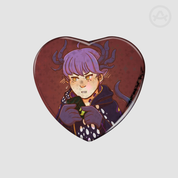 Leviathan Holo Heart Badge