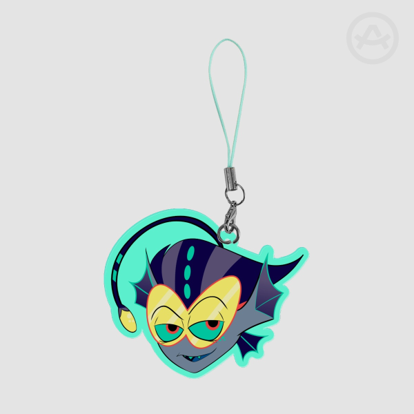 Charming Baxter Acrylic Keychain