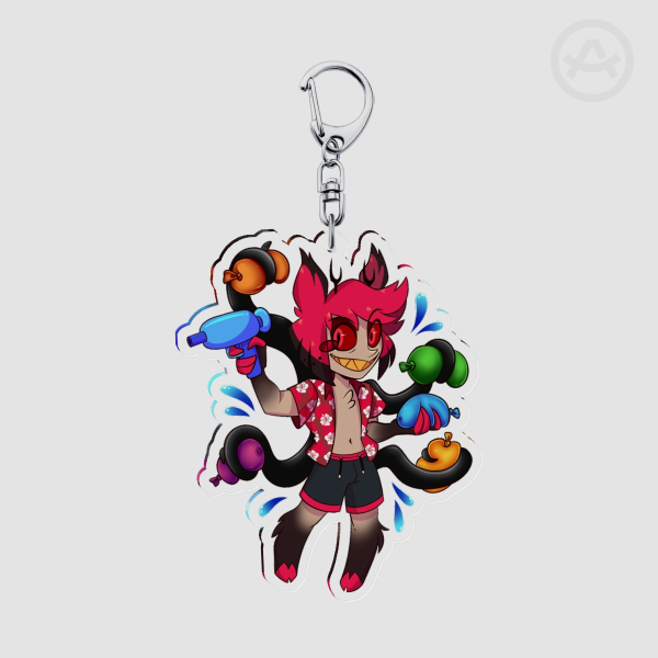 Summer Fun - Alastor Keychain