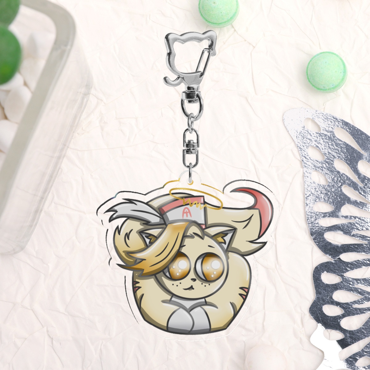 Abel Kitten Keychain