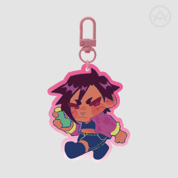 (Dispatch) Invisigal Gradient Keychain