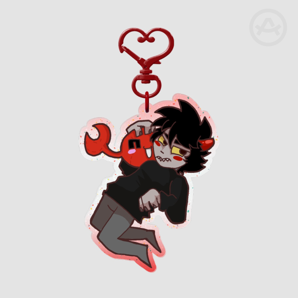 Karkrab Glitter Acrylic Keychains