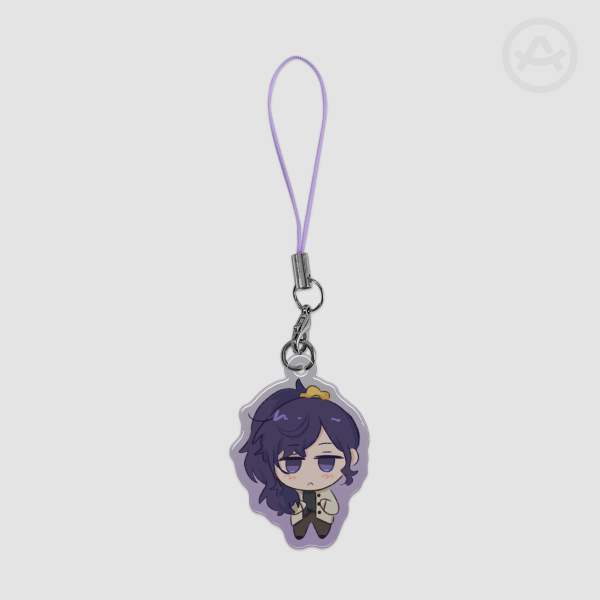 mafuyu clear epoxy keychain