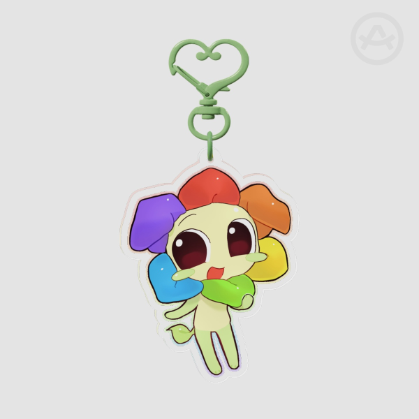 Dandy Puppy Clear Keychain