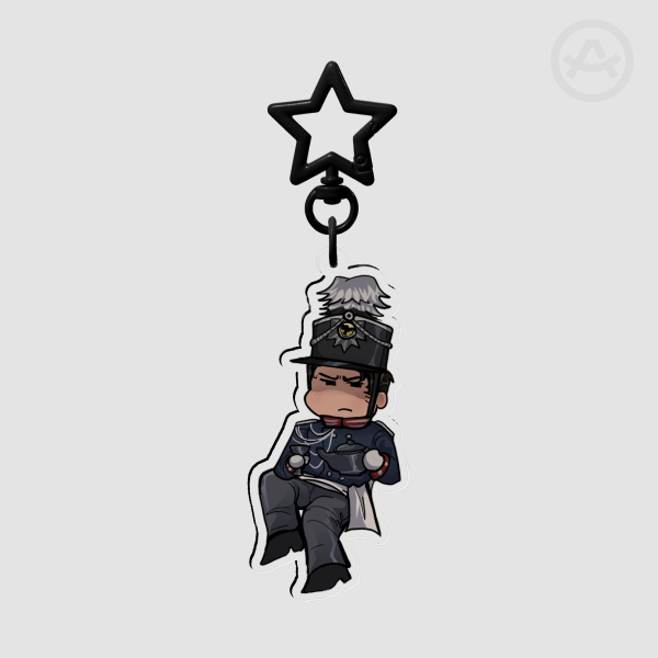 Prussian officer Keychain