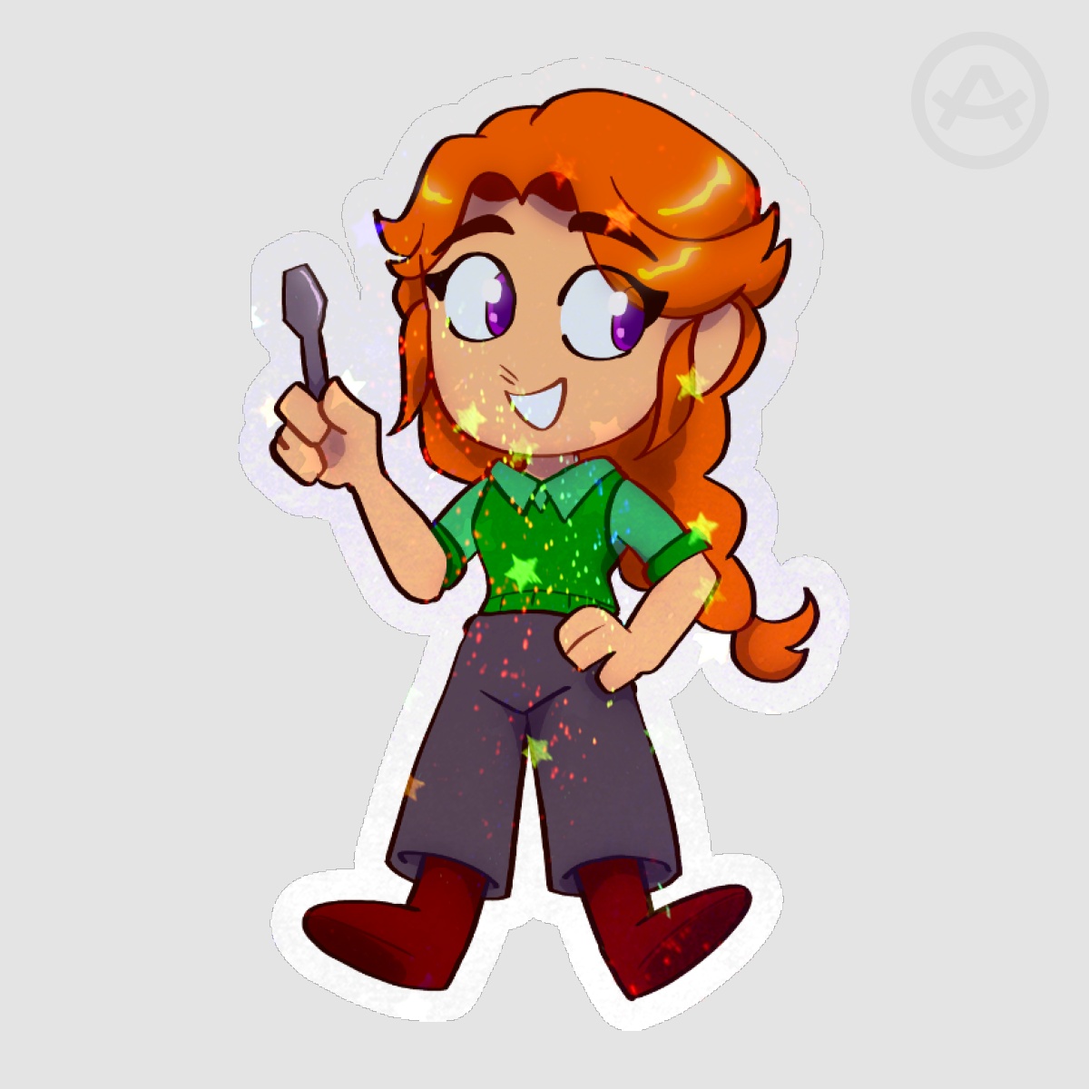 ⋆☆ Leah - Glitter Sticker - Stardew Valley ☆⋆