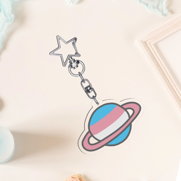 Transgender Planet Keychain