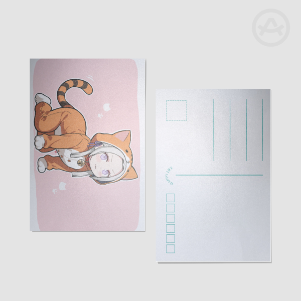 Kitty Costume Postcard