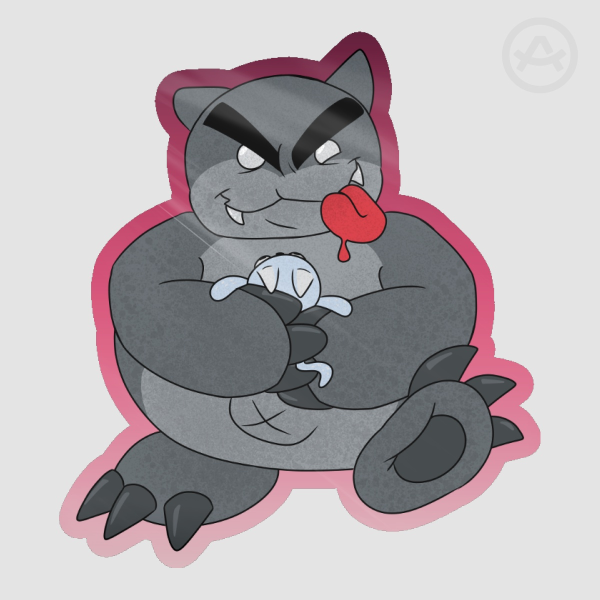 Mewgenics Guillotina Sticker