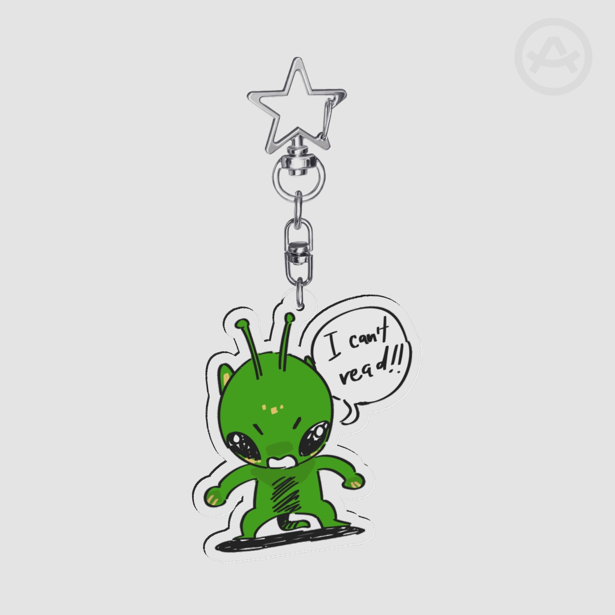 Acrylic Keychains - Silly aliens