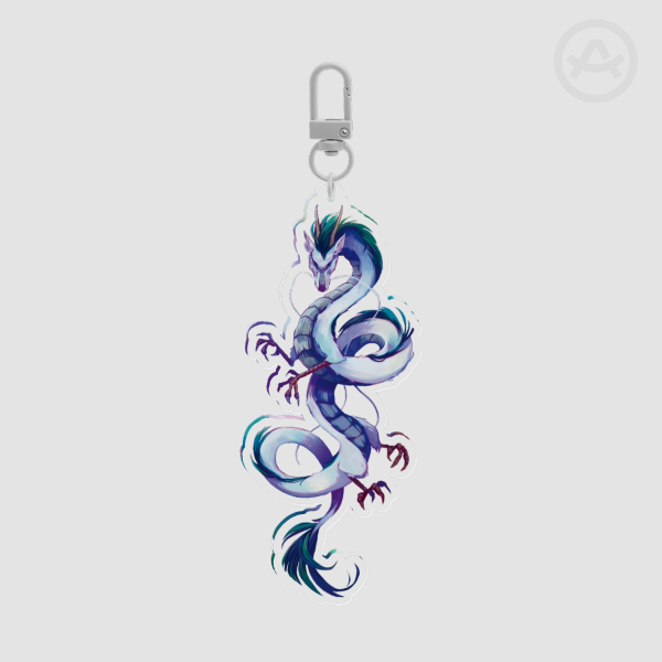 Haku Clear Acrylic Keychain