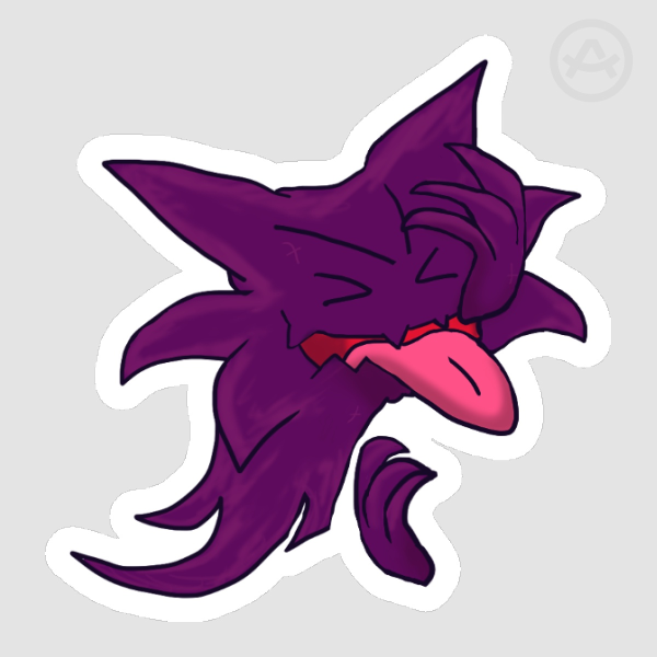 Haunter Matte Sticker