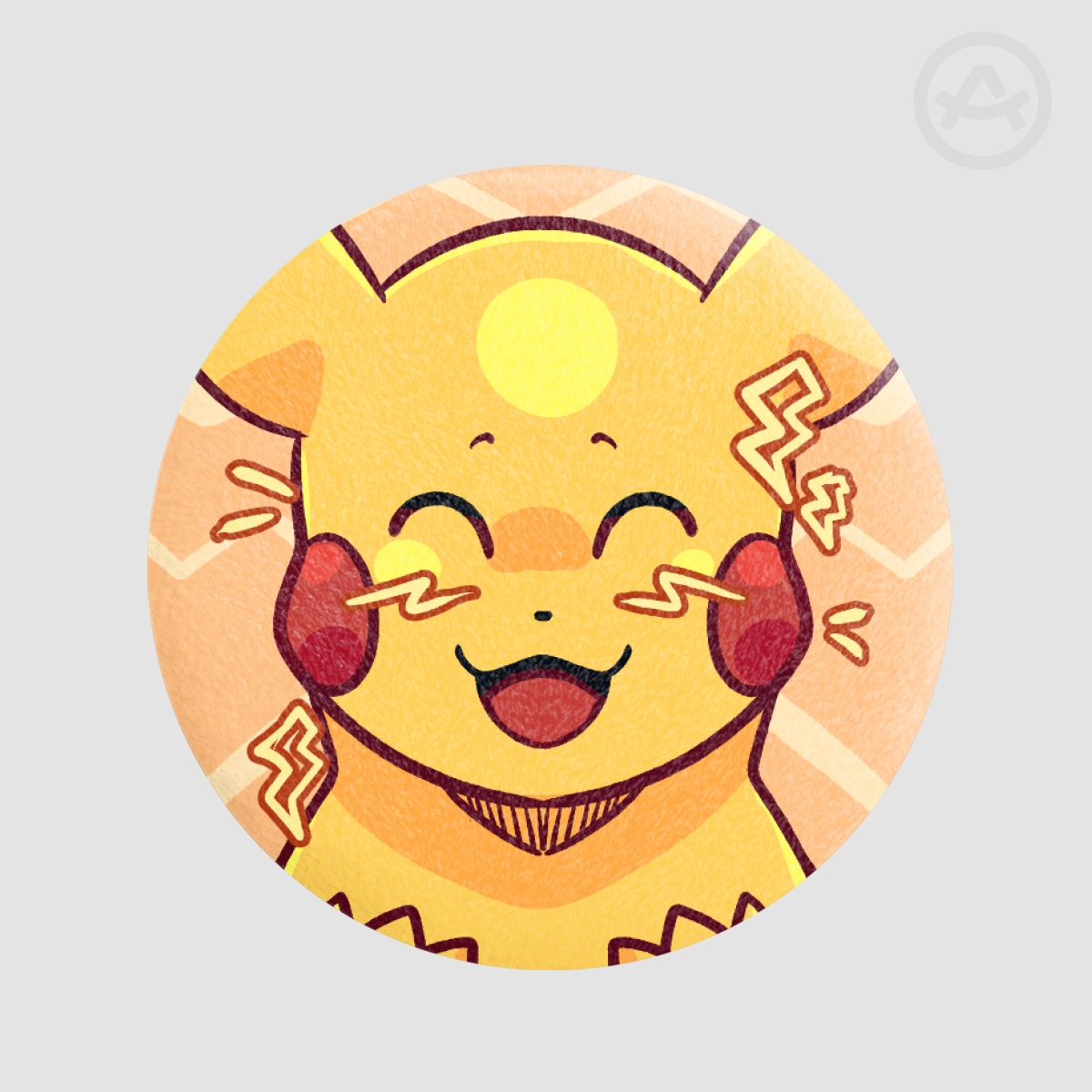 Pikachu Plush Badge
