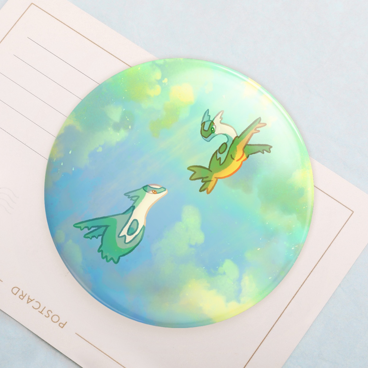 Shiny Eon Duo Holographic Badge