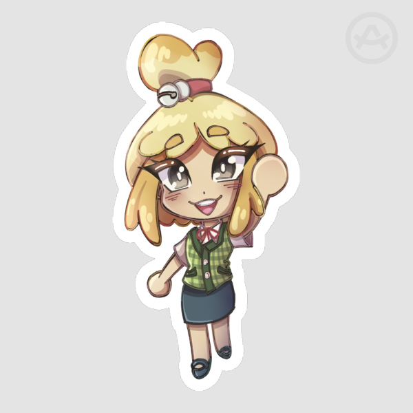 [AC] Isabelle Gijinka Sticker
