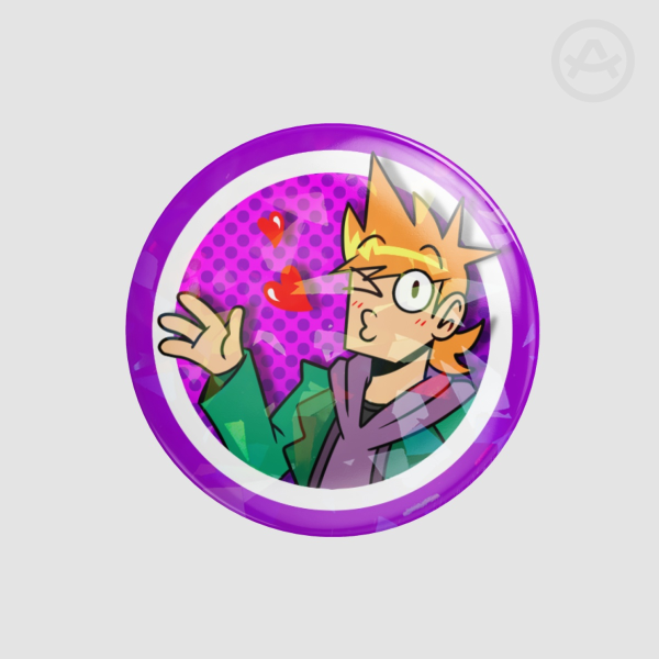 Matt Button Pin