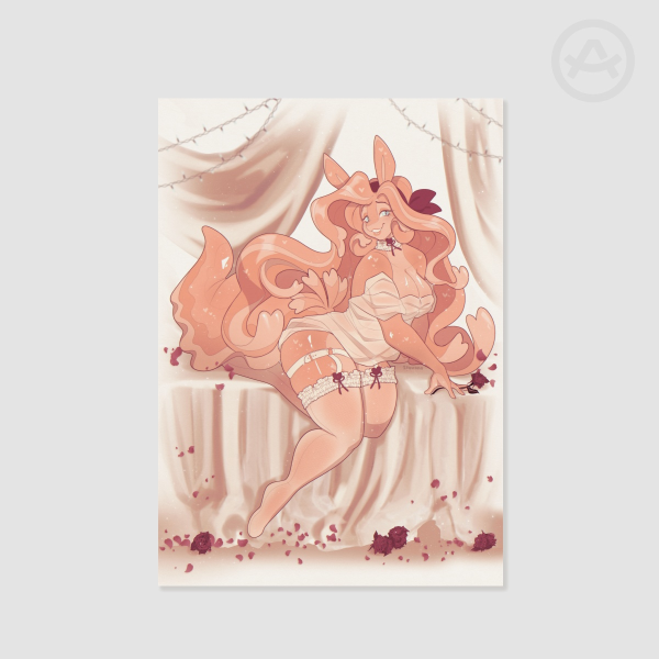 Valentine Pin-up 11x17 Print