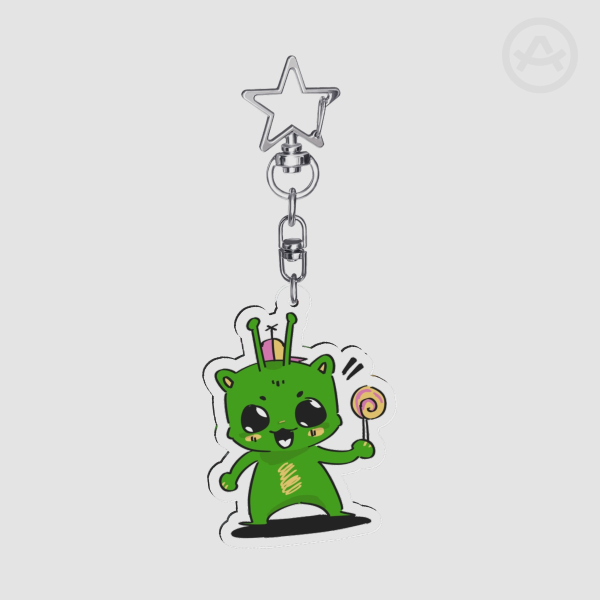 Acrylic Keychains - Silly aliens