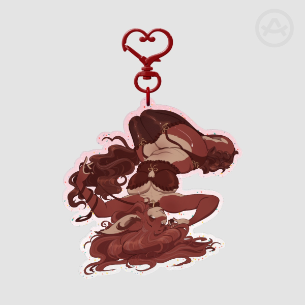 Raja Valentines Pin-up Acrylic Keychain