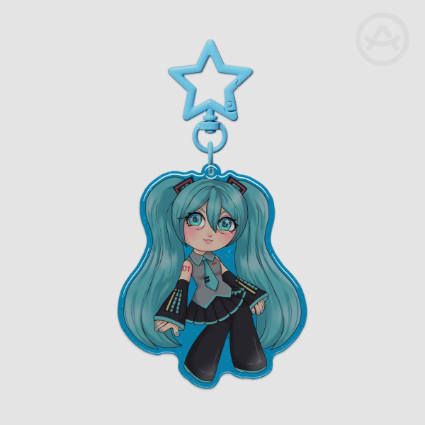 Hatsune Miku Classic Chibi Keychain