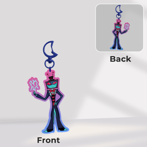 Hazbin Hotel Vox Fanmade Keychain