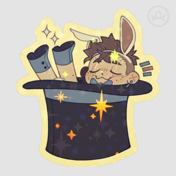 Bunny 2 Die Cut Sticker | Magicians AU