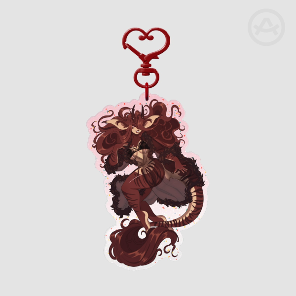 Lilith Valentines Pin-up Acrylic Keychain