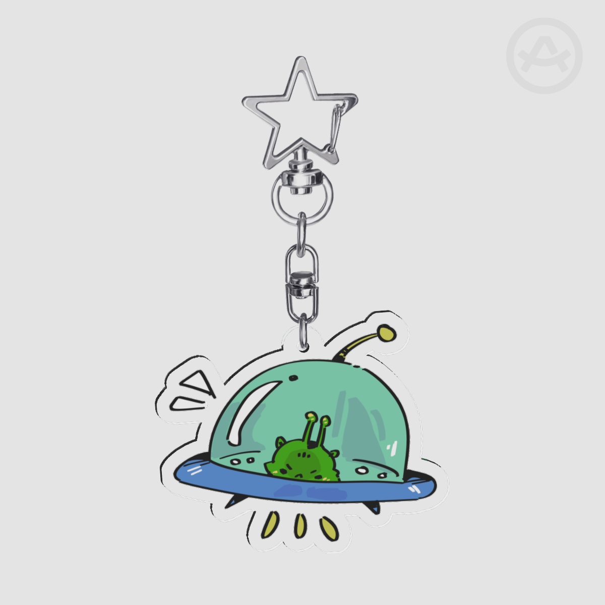 Acrylic Keychains - Silly aliens