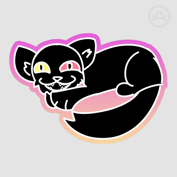 Colored Edge Die Cut Stickers