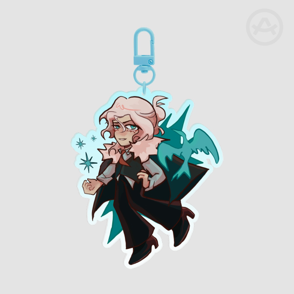 Iyla Colored Edge Acrylic Keychain