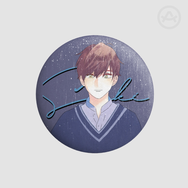 Saki Hananoi pin badge