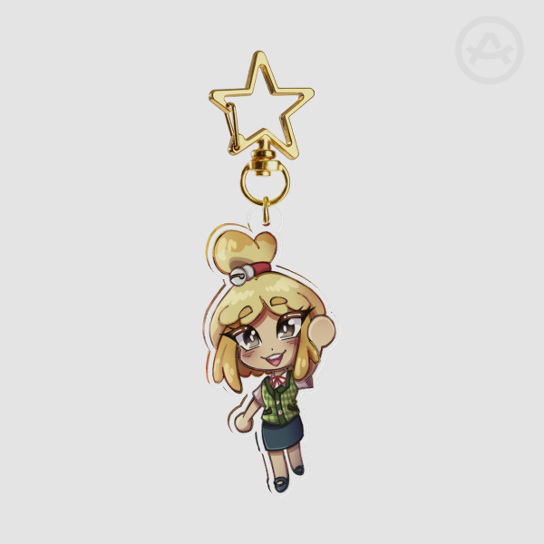 [AC] Isabelle Gijinka Keychain