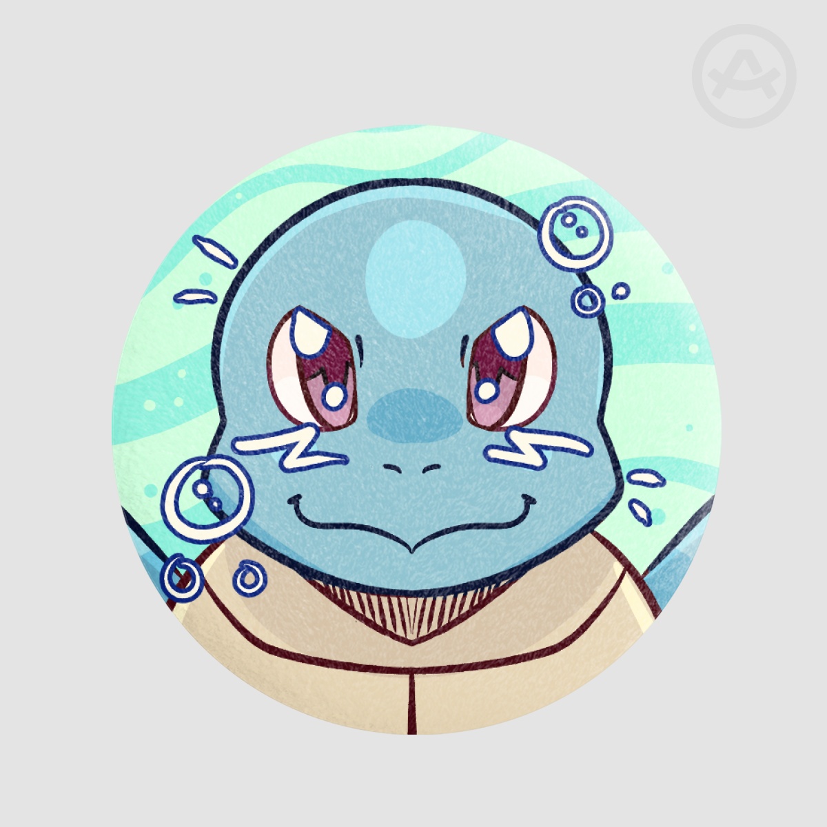 Squirtle Plush Badge