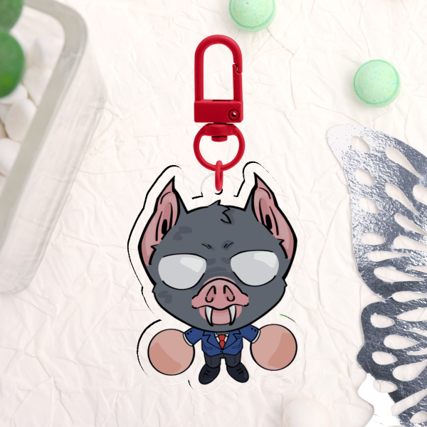 Sonar Clear Acrylic Keychain