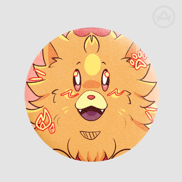 Pombon Plush Badge