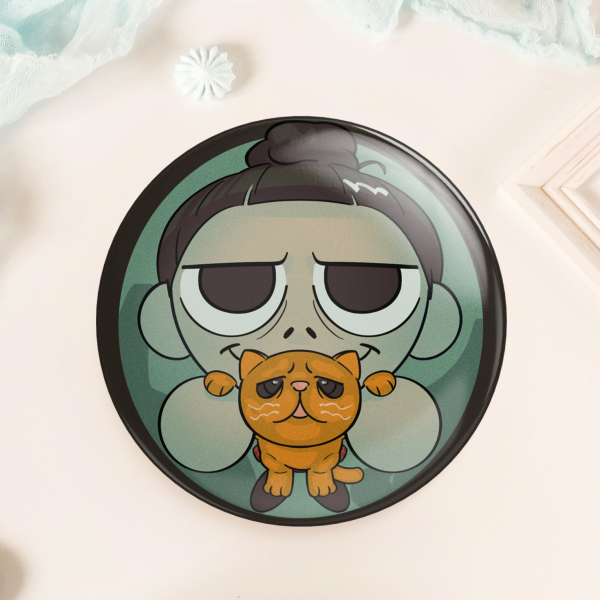 Ballerina Round Badge (Button Pin)