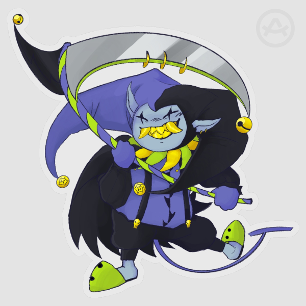 Jevil Sticker