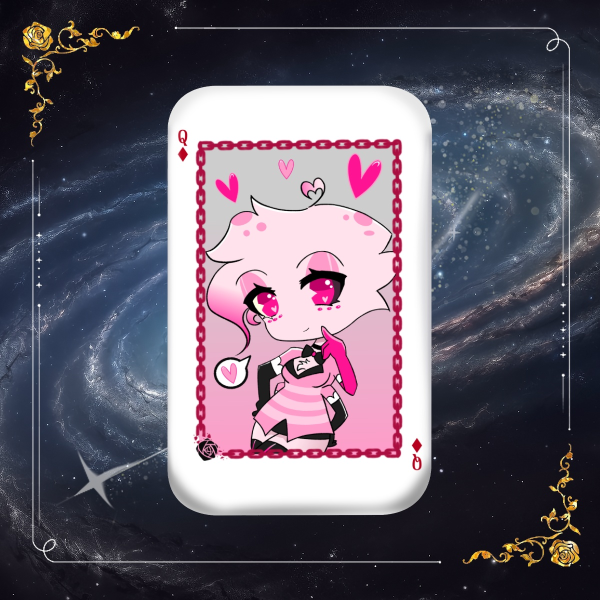 Angel Dust Playing Card Pin