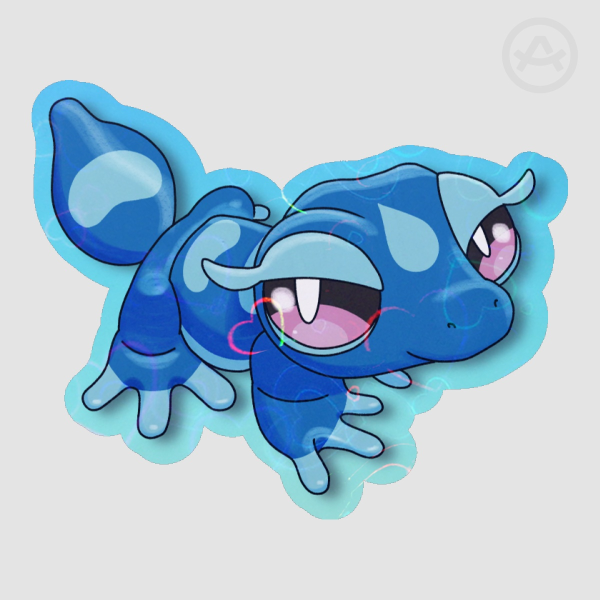 Littlest Pokémon Shop - Gecqus Colored Edge Die Cut Sticker