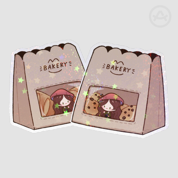 Duo Bakery Sticker | Holo Sand Star