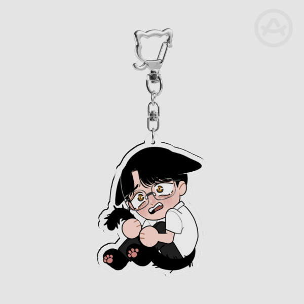 KaraFami Iko - Cat Satomi - Clear Acrylic Keychain