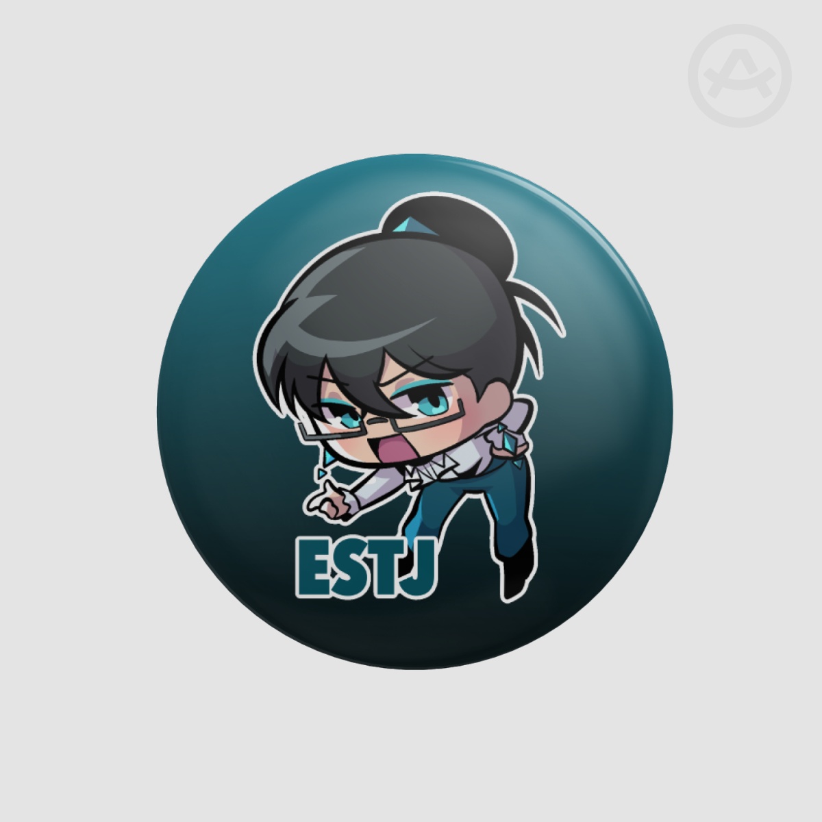 ESTJ Button Pin