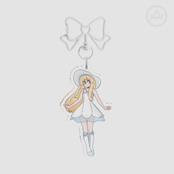 Lillie acrylic keychain