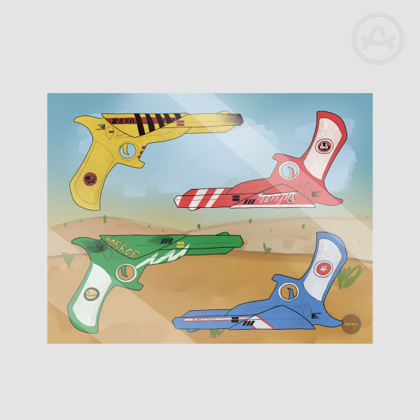 Danger Days Ray Gun Sticker Sheet