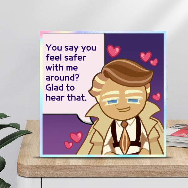 Almond Cookie Art Board with Rainbow-Edged