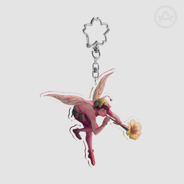 Flutist Fairy Keychains